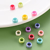 Opaque Acrylic European Beads TACR-S153-41I-6