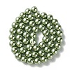 Eco-Friendly Glass Pearl Beads Strands HY-A008-8mm-RB115-2