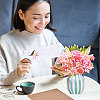 DIY Paper Flower Bouquet Greeting Card Sets AJEW-WH0455-197B-7