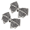 2Pcs Cloth with Rhinestone Shoe Buckle Clips FIND-FH0008-78B-1