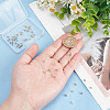60Pcs 2 Colors Brass Crimp Beads KK-AR0003-88-4