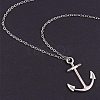 Tibetan Silver Anchor & Helm Pendants TIBEP-PH0004-15AS-WH-5