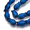 Electroplate Glass Beads Strands X1-EGLA-T025-03C-3