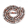 Baking Paint Glass Beads Strands DGLA-N003-8mm-B05-3