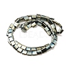 Electroplated Non-magnetic Synthetic Hematite Beads Strands G-G089-B02-18-2