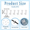 6Pcs 925 Sterling Silver Hollow Initial Beads STER-TA0001-53J-5
