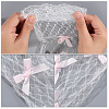 Bowknot Polyester Long Lace Gloves AJEW-WH20007-92A-5