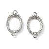925 Sterling Silver Connector Cabochon Settings STER-NH0019-01P-02-1