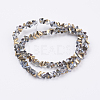 Electroplate Glass Beads Strands EGLA-J145-6mm-HP03-2