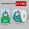 200Pcs Christmas Theme Paper Self-Adhesive Stickers DIY-M070-02R-1