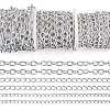  13M 3 Style Aluminium Cable & Textured Curb Chains CHA-TA0001-20-1