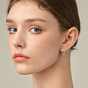 48Pcs Rack Plating Alloy Stud Earring Findings FIND-HS0002-65-5