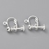 Brass Clip-on Earring Findings KK-Z007-21-3