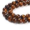 Natural Tiger Eye Round Bead Strands G-R200-12mm-2