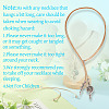 Waxed Polyester Cord Slider Necklace Making NJEW-TAC0018-03-5