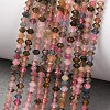 Natural Multicolor Tourmaline Beads Strands G-D110-C02-03-2