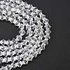 Imitate Austrian Crystal Bicone Glass Beads Strands X1-GLAA-F029-4x4mm-13-2