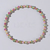 Beach Vacation Style Natuarl Mixed Stone Beaded Stretch Bracelet Women RO9590-5-1