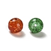 Transparent Crackle Glass Beads CCG-MSMC0002-02-M-3
