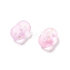 Gradient Color Transparent Frosted Acrylic Beads X-OACR-M023-06I-2