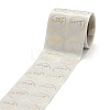 Heart and Flat Round with Word Love Valentine's Stickers Self Adhesive Tag Labels DIY-E023-05-3