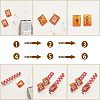 Imitation Jade Glass Cabochons GLAA-NB0001-23-3