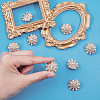 8Pcs 1-Hole Alloy Rhinestone Shank Buttons FIND-FH0008-86KCG-4
