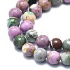 Natural Lepidolite/Purple Mica Stone Beads Strands G-F715-113B-3