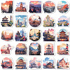50Pcs Travel Theme PVC Self-Adhesive Stickers STIC-PW0013-002-2