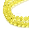 Transparent Glass Bead Strands GLAA-G013-6mm-68-2