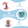 Natural & Synthetic Gemstone Chip Beads Glass Bottles G-KS0001-02-5