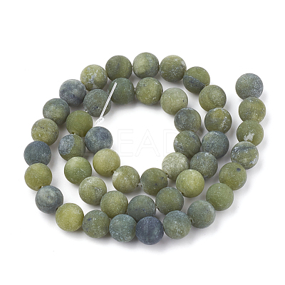 Natural Chinese Southern Jade Beads Strands G-T106-072-1