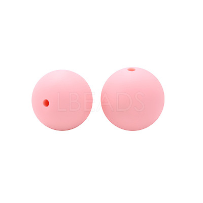 Round Food Grade Eco-Friendly Silicone Beads SI-JX0066A-47-1