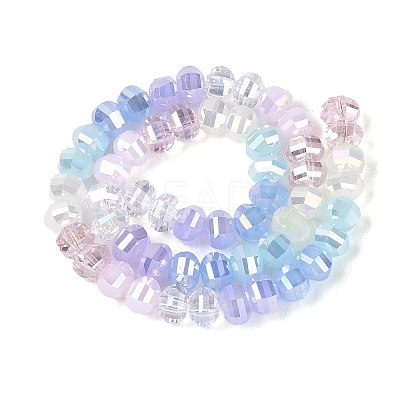 Electroplate Mixed Styles Glass Beads Strands EGLA-N022-14A-A06-1