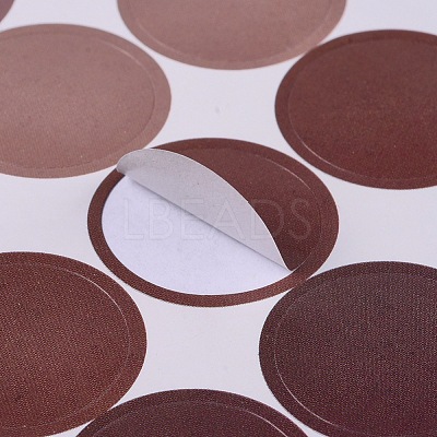 Polka Dot Pattern Decorative Labels Stickers DIY-L037-A02-1
