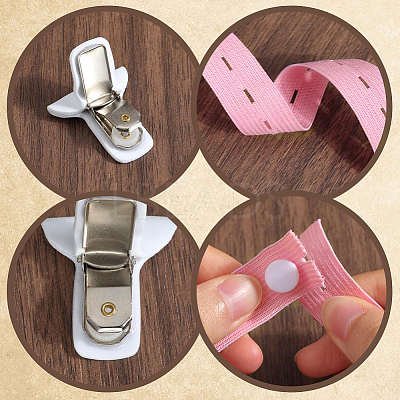 3Pcs 3 Colors Polyester Clothes Organizer Elastic Bands FIND-CN0001-68A-1