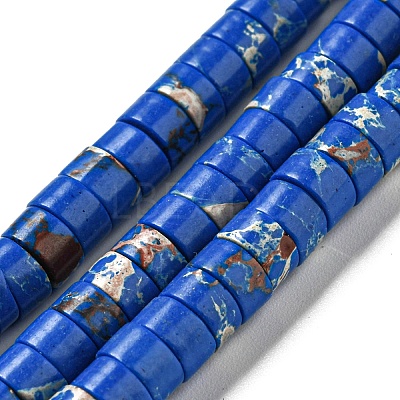 Synthetic Imperial Jasper Dyed Beads Strands G-D077-D01-01B-1