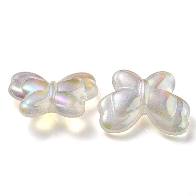 UV Plating Luminous Transparent Acrylic Beads LS-OACR-P010-11C-1