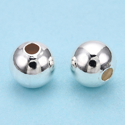 925 Sterling Silver Beads STER-S002-12-8mm-1