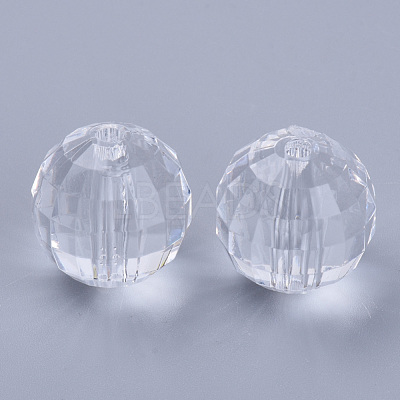 Transparent Acrylic Beads TACR-Q254-24mm-V01-1