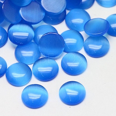Cat Eye Cabochons CE-J002-8mm-09-1