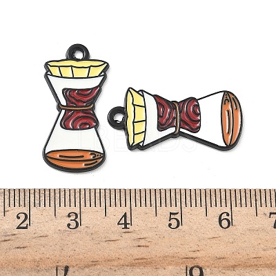 Alloy Enamel Pendants ENAM-D311-01A-EB-1