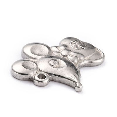 Non-Tarnish 304 Stainless Steel Pendants STAS-O145-39P-1