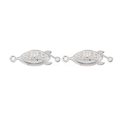 304 Stainless Steel Box Clasps STAS-P249-01S-1