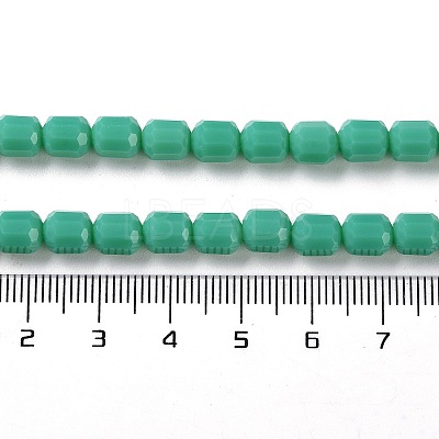 Opaque Glass Beads Strands GLAA-G112-03G-1