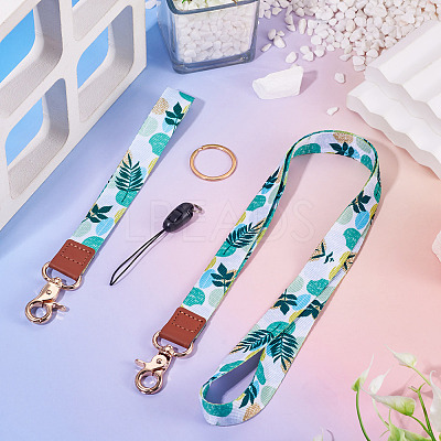 1 Set Polyester Mobile Straps HJEW-TA0001-40C-1