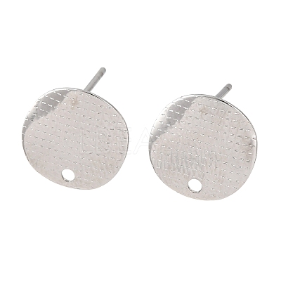 304 Stainless Steel Stud Earring Findings STAS-D217-01P-1