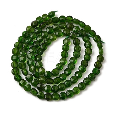 Natural Green Diopside Beads Strands G-F799-A02-01-1