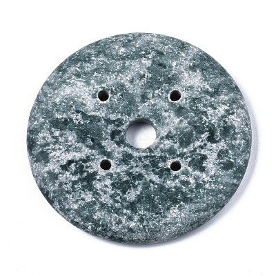 Natural Green Spot Jasper Big Pendants G-S359-310-1