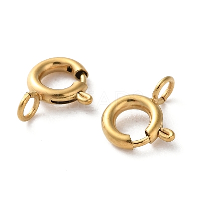 Ion Plating(IP) 304 Stainless Steel Spring Ring Clasps STAS-C114-04B-G-1